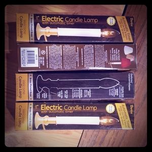 Darice Electric Candle Lamps, Set of 4